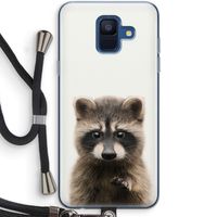 Rocco: Samsung Galaxy A6 (2018) Transparant Hoesje met koord