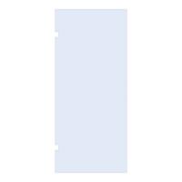 BRAUER Deur 100 helder glas geschikt voor tweepuntsgreep