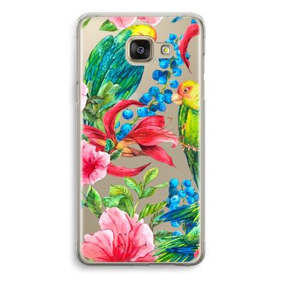 Papegaaien: Samsung Galaxy A5 (2016) Transparant Hoesje