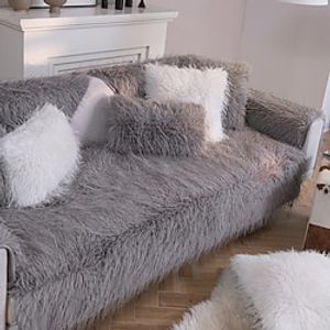 pluche bankhoezen sectionele bankhoes voor honden huisdier, zitbank handdoekmat, hoezen voor love-seat, l-vormig, fauteuilbeschermer anti-kras (niet per set verkocht) Lightinthebox