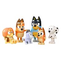 Spectron Bluey speelfiguren familie & vrienden, 8st.