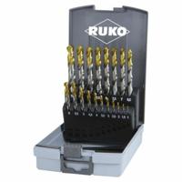 Borenset RUKO Doosje 19 Onderdelen