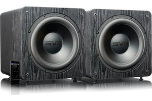 Doubledeal: SVS SB-2000 Pro Subwoofer - Black Ash - set van 2 stuks + Gratis Soundpaths