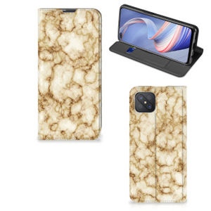 OPPO Reno4 Z 5G Standcase Marmer Goud