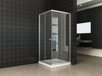 Wiesbaden Eco hoekinstap douchecabine 5mm 1000x1000x1900 helder glas