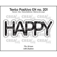 Crealies • texto positivo snijmal happy