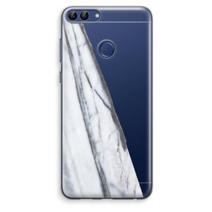 Gestreepte marmer: Huawei P Smart (2018) Transparant Hoesje