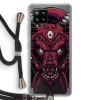 Hell Hound and Serpents: Samsung Galaxy A42 5G Transparant Hoesje met koord