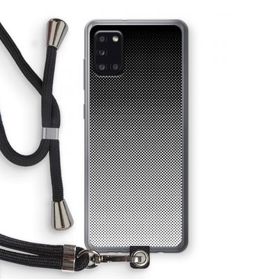 Musketon Halftone: Samsung Galaxy A31 Transparant Hoesje met koord
