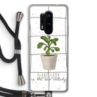 Kamerplant op vensterruit: OnePlus 8 Pro Transparant Hoesje met koord