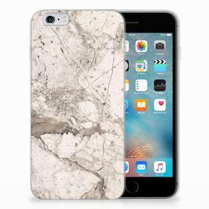 Apple iPhone 6 | 6s TPU Siliconen Hoesje Marmer Beige