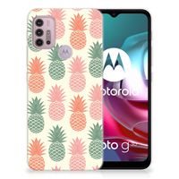 Motorola Moto G30 | G10 Siliconen Case Ananas