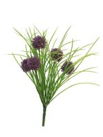 Allium Bush w / gras lt paars 39cm