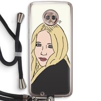 Mary Kate: Motorola Moto G6 Transparant Hoesje met koord