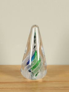 Pegel blauw/groen, 17 cm.