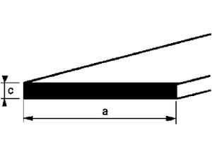 Alum. plat staf 40x5