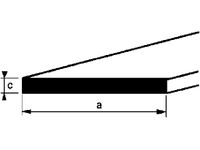Alum. plat staf 40x5