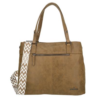 Enrico Benetti Handtas/Schoudertas Stacey Camel