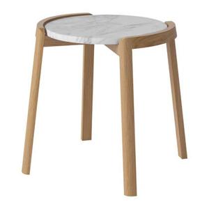 Bolia Mix Salontafel Small - Wit / Marmer - Geolied Eiken