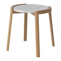 Bolia Mix Salontafel Small - Wit / Marmer - Geolied Eiken Bolia Mix Salontafel Small - Wit / Marmer - Geolied Eiken