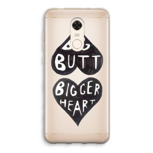 Big butt bigger heart: Xiaomi Redmi 5 Transparant Hoesje
