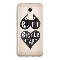 Big butt bigger heart: Xiaomi Redmi 5 Transparant Hoesje