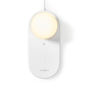 Nachtlamp met touch bediening en oplader voor smartphone 10W
