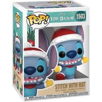 Figuur - FUNKO - Stitch met hoed - 9 cm - Veelkleurig - Voor kinderen vanaf 3 jaar