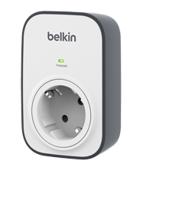 Belkin BSV102vf Overspanningsbeveiliging tussenstekker Wit, Grijs