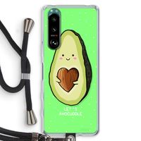 Avocuddle: Sony Xperia 5 III Transparant Hoesje met koord