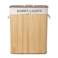 Wasmand bamboe - darks/lights