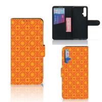 Honor 20 Telefoon Hoesje Batik Oranje