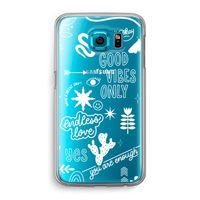 Good vibes: Samsung Galaxy S6 Transparant Hoesje