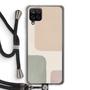 Geo #7: Samsung Galaxy A12 Transparant Hoesje met koord