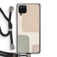 Geo #7: Samsung Galaxy A12 Transparant Hoesje met koord