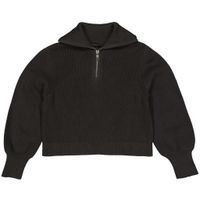 LEVV Meisjes sweater - Fenna - Raaf grijs - thumbnail