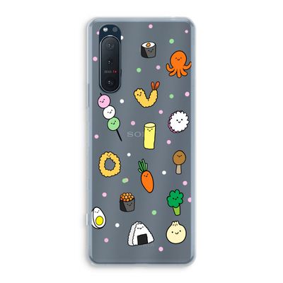 Happy bento friends: Sony Xperia 5 II Transparant Hoesje