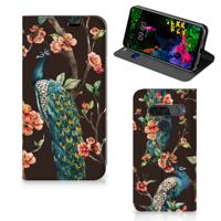 LG G8s Thinq | Hoesje maken | Pauw met Bloemen