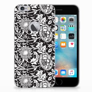 Apple iPhone 6 Plus | 6s Plus TPU Case Black Flowers