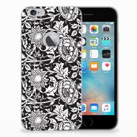 Apple iPhone 6 Plus | 6s Plus TPU Case Black Flowers - thumbnail