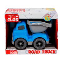 Cilgro Mini club kiepauto met licht en geluid, 16 cm groot blauw