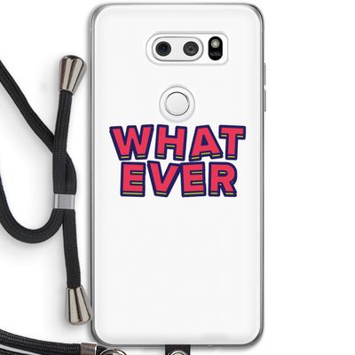 Whatever: LG V30 Transparant Hoesje met koord