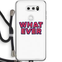 Whatever: LG V30 Transparant Hoesje met koord