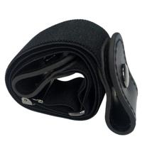 Gesp-gratis elastische kracht PU lederen tailleband lengte: 110cm (zwart) Gesp-gratis elastische kracht PU lederen tailleband lengte: 110cm (zwart)