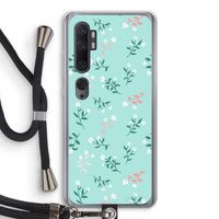 Small white flowers: Xiaomi Mi Note 10 Pro Transparant Hoesje met koord