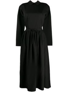 Comme Des Garçons Pre-Owned robe mi-longue à col claudine - Noir