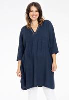 Yoek Tuniek plooien | Blauw | Maat 58/60