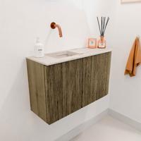 Toiletmeubel Mondiaz Joya Dlux | 71.6 cm | Meubelkleur Dusk | Faye wastafel Nata Wasbak Links | Zonder kraangat(en)
