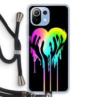 Hold My Heart: Xiaomi Mi 11 Lite Transparant Hoesje met koord