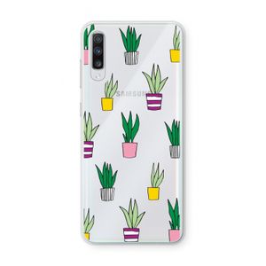 Sanseveria: Samsung Galaxy A70 Transparant Hoesje